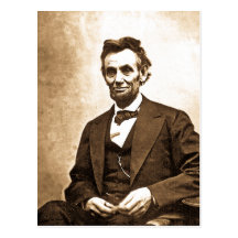 The Great Emancipator - Abe Lincoln (1865) Postcard