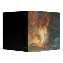 The Great Eruption of Mt. Vesuvius Vinyl Binder