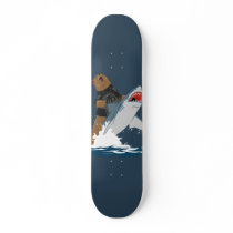 The Great Escape - bear shark cavalry Skateboard Decks