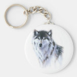 The great fierce wolf in all glory key chain