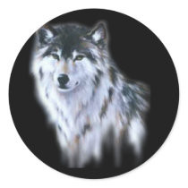 The great fierce wolf in all glory stickers