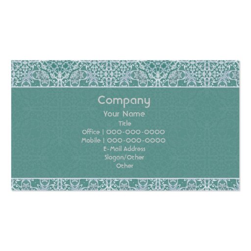 The Great Gatsby Business Card Templates (front side)