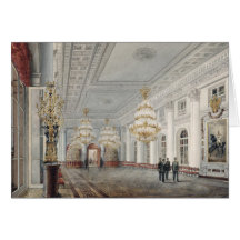 The Great Hall, Winter Palace, St. Petersburg Greeting Cards