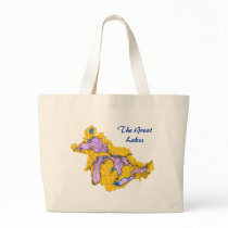 The Great Lakes Watershead Tote Bag