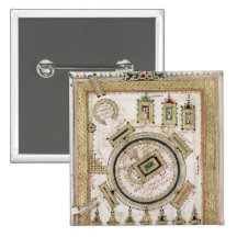 The Great Mosque of Mecca Pinback Buttons