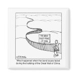 The Great Picket Fence of China magnets