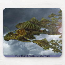 The Great Pleco Migration mousepads by rcvernors The Great Pleco Migration mousepads