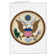 The Great Presidential Seal of the USA Card