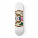 The Great Presidential Seal of the USA skateboards