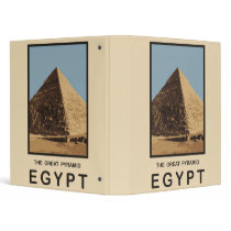 The Great Pyramid Egypt Vinyl Binders