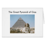 The Great Pyramid of Giza Card
