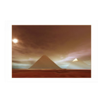 THE GREAT PYRAMIDS PRINT by COREY__FORD THE GREAT PYRAMIDS PRINT