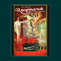The Great Raymond! postcards