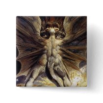 "The Great Red Dragon & the Woman Clothed in Sun" Pinback Button