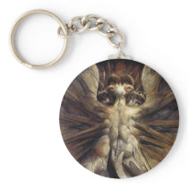 "The Great Red Dragon & the Woman Clothed in Sun" Keychains