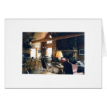 The Great Room In The Cabin Greeting Card