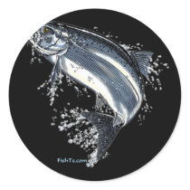 The Great Salmon Going Upstream stickers