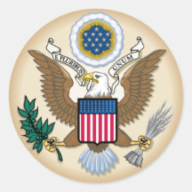 The Great Seal Round Sticker