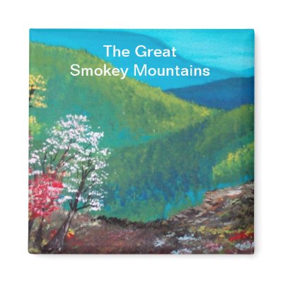 The Great Smokey Mountains Magnets by PWPMall