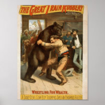 The Great Train Robbery, 'Wrestling for Wealth' Poster
