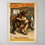 The Great Train Robbery, 'Wrestling for Wealth' posters
