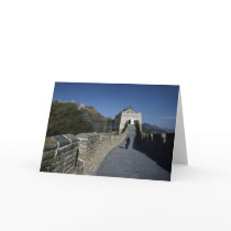 The Great Wall, Beijing, China Greeting Card