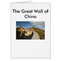 The Great Wall of China Greeting Cards