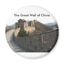 The Great Wall of China magnets by Onomonopia The Great Wall of China magnets