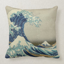 The Great Wave American MoJo Pillow
