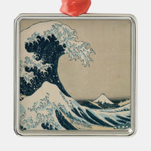The Great Wave of Kanagawa Christmas Ornament