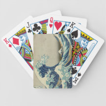 The Great Wave off Kanagawa Bicycle Card Deck