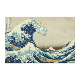 The Great Wave off Kanagawa Canvas Prints