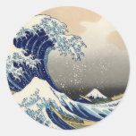 The Great Wave off Kanagawa Round Sticker