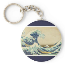 The Great Wave Off Shore of Kanagawa Keychains