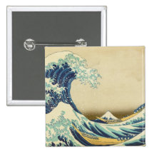 The Great Wave Off Shore of Kanagawa Pins