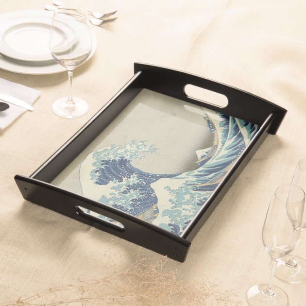 The Great Wave Service Trays