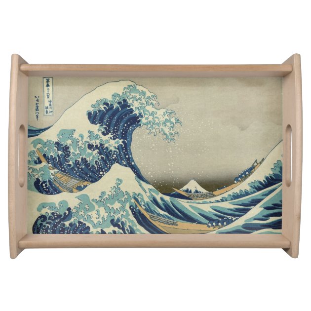 The Great Wave Serving Platters