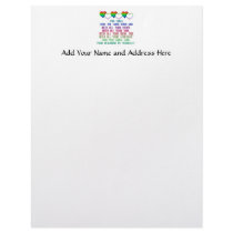 The Greatest Commandment Customized Letterhead