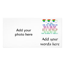 The Greatest Commandment Photo Card