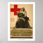 "The Greatest Mother in the World" - Red Cross Print