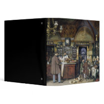 The Greek Cafe in Rome, 1856 Vinyl Binders