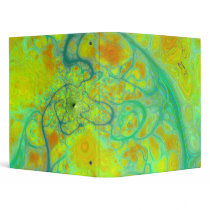 The Green Earth – Teal & Gold Tides 3 Ring Binders