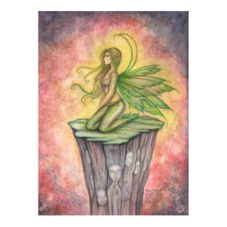 The Green Faerie Poster print