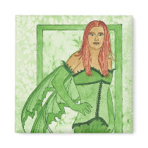 The Green Faery Magnet