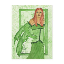 The Green Faery Postcard