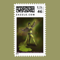 The Green Fairy Stamp