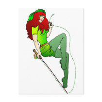 THE GREEN FISHING NYMPH postcards by cabinfeverdavid THE GREEN FISHING NYMPH postcards