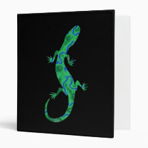 The Green Gecko Artdeco 3 Ring Binders