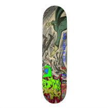 The Green Lama Custom Skate Board