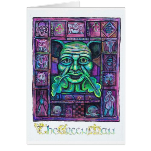 The Green Man card